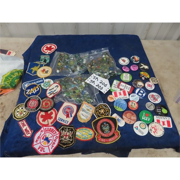 Marbles, Patches, Buttons