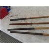 Image 4 : 4 Vintage Wooden Handled Golf Clubs