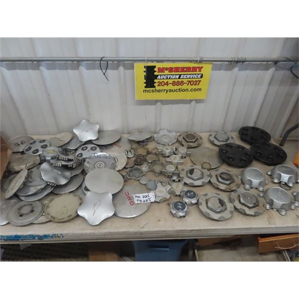 Quantity of Hubcaps - Various Brands - Some Complete Sets