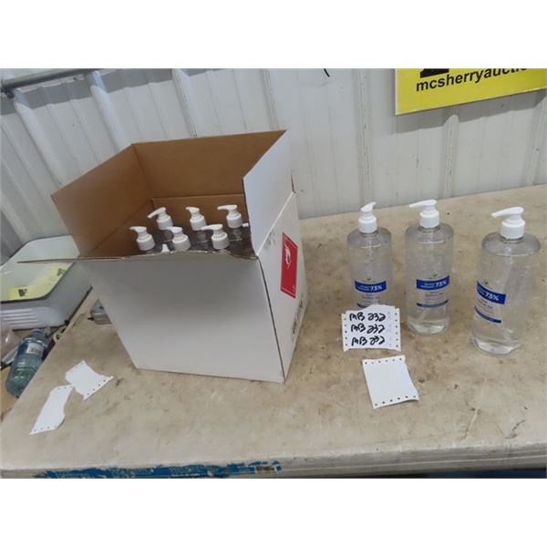 14 Cases of (12) One Litre Bottles of Precision Hand Sanitizer Gel - 168 Litres in Total