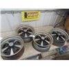 Image 1 : (4) 15x7 Pontiac Rally Wheels 4.75 Bolt Pattern off a 66-67 GTO