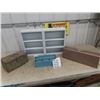Image 1 : Metal Shelf 17" x 27" x 5" & 3 Other Metal Box/ Drawers