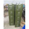 Image 1 : (2) 5 Drawer Metal Filing Cabinets 63" x 15" x 28"