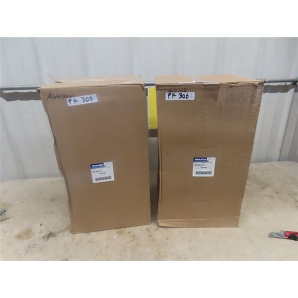 2 New Komatsu Air Filters Parts # in Photo