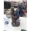 Image 2 : Water Fountain  25" High 16 Hanging Planters