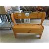 Image 1 : Pine Bench  36" Wide With Under Seat Storage