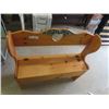 Image 2 : Pine Bench  36" Wide With Under Seat Storage