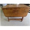 Image 2 : Gateleg Table - Extended Size 55" x 36"  with (2) Leaves 9" x 36"