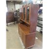 Image 4 : Oak Step Back Cabinet 65" x 49" x 18"