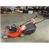 Image 1 : Husquavarna 51cc Mower with Bagger - Needs Carb Cleaning - Gas Pour Directly behind Spark Plug - it 