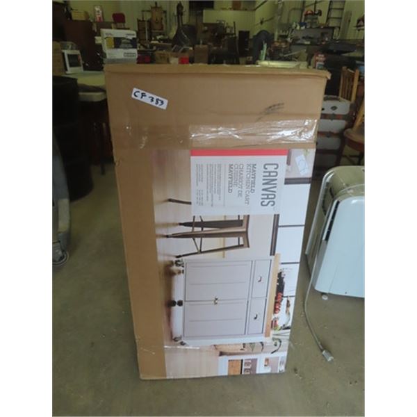 New in Box Mayfield Kitchen Island/Cart 37" x 38" x 17"