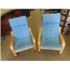 Image 1 : 2 Matching Children's Bent Wood Chairs