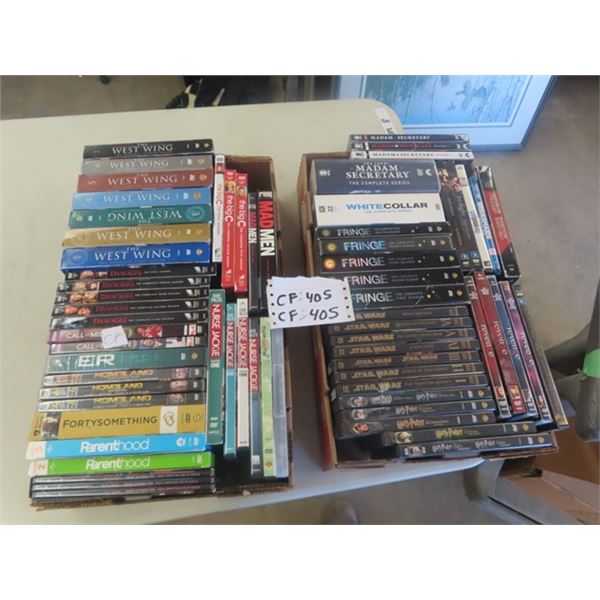 65 pllus DVD +VHS Movies  including Star Wars & Harry Potter