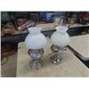 Image 1 : 2 Rayo Lamps with Chimneys & Shades