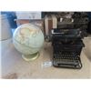 Image 1 : LC Smith Silent Manual Typewriter & Globe
