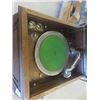 Image 3 : Oak Cabinet Gramaphone with Bottom Record Storage - Working Condition