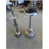 Image 1 : Art Deco Chrome Ashtray Stand & Mid Century Ashtray Stand