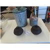 Image 1 : 2 Old Road Flares & 2 Metal Gas Cans