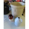 Image 2 : Canner + 6 Sealers, 5 Gal Crock w/ BIG Crack but has Handles