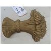 Image 2 : Cast Door Stop, Wheat Sheath 7" x 9"