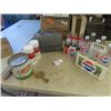 Image 1 : Pepsi Bottles + Carrier, Campbell Soup Thermos, Honey Tin