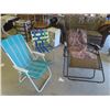 Image 1 : Camo Gravity Lounge Chair & 2 Folding Lawn Chairs