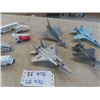 Image 3 : 5 Die Cast Ertly Fighter Jets & 6 Buses + Airport Truck