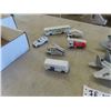 Image 4 : 5 Die Cast Ertly Fighter Jets & 6 Buses + Airport Truck