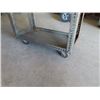 Image 3 : 2 Metal Power Tool Stands ; 1) 38" x 18" x 20" , 1) 34" x 24" x 12"  on Casters