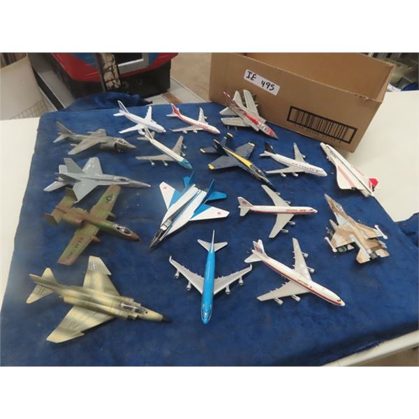 16 Die Cast Planes - Various Brands including Ertl