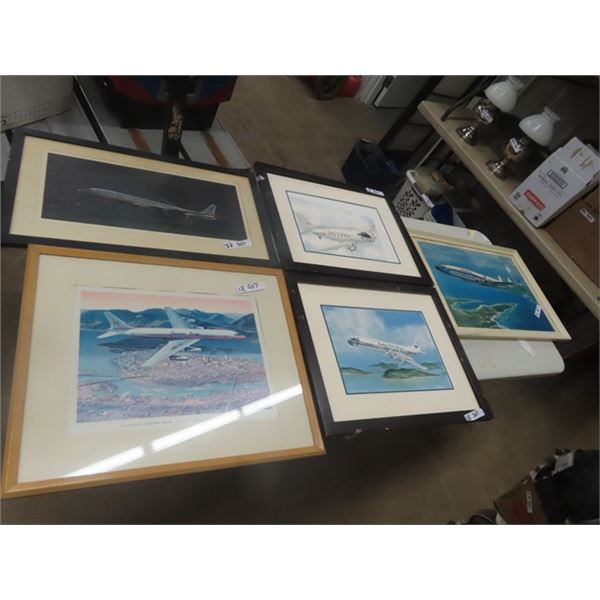 5 Prints of Planes- Biggest 20" x 28"