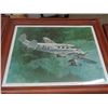 Image 4 : 12 Framed Airplane Prints by Banks - All 15" x 18.5"