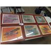 Image 8 : 12 Framed Airplane Prints by Banks - All 15" x 18.5"