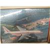 Image 4 : Mixture of Framed PIctures ; 1) Stamps with Planes 1) 1986 Snowbirds, 1) 75 Years of Inovation, 2) M