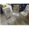 Image 3 : Kitchen Table with Leaf , 4 Chairs & 3 TV Trays