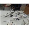 Image 4 : 12 Plastic Plane Displays - Biggest 10" x 10"