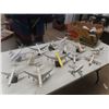 Image 1 : 14 Plastic Plane Displays - Biggest 12" X 14"
