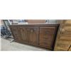 Image 3 : 2 Dressers; 1) 31" x 66" x 17" + 2 Mirrors (each) 21" X 42"  & 46" X 34" x 17"
