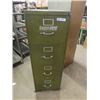 Image 1 : 4 Drawer Metal FIling Cabinet on Casters
