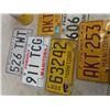 Image 2 : 9 License Plates & 2 Shell Oil Quart Cans