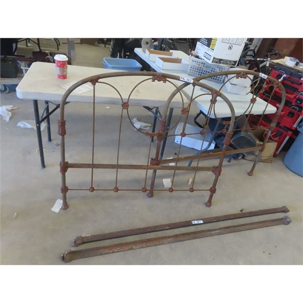 Vintage Wrought Iron Bed