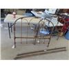Image 1 : Vintage Wrought Iron Bed
