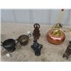 Image 4 : Vintage Electric Christmas Candle Style Lights, Silverware, Brass Ornaments & Kitchen Items