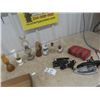 Image 1 : 7 Miniature Coal Oil Lamps & 2 Electric Irons