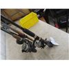 Image 3 : 5 Fishing Rods + 3 Reels & Chimney Cleaner