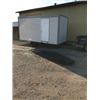 Image 1 : Job Shack on Steel Frame with Wheels 8' x 16' No Windows, Fully Insulated, 28 Door Size, Metal Cladd