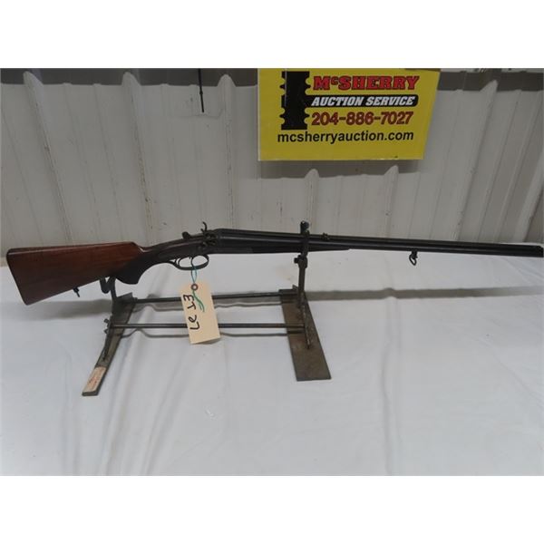 J PeterLongo DB 27" Serial # 15209 2 Caliber Shotgun & Rifle Ext Hammer - MUST PRESENT PROOF OF PAL 