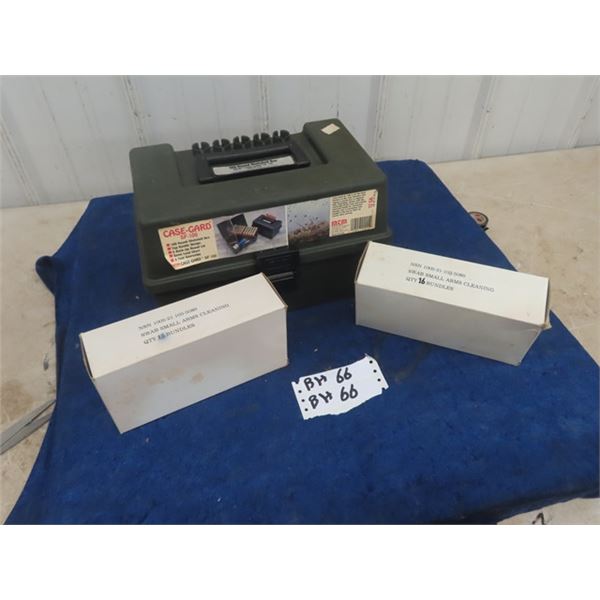 Shot Shell Box for 100 Rounds & Cleaning Patches