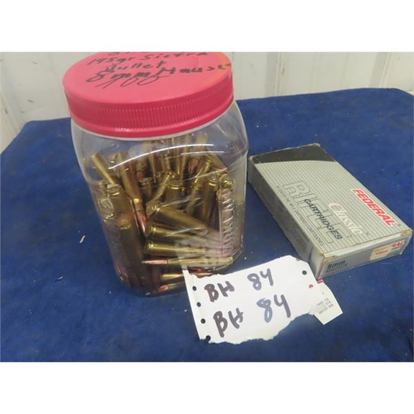 8mm Mauser Ammo - 120 Rounds MUST PRESENT PROOF OF PAL PRIOR TO PURCHASE - WE DO NOT SHIP AMMO
