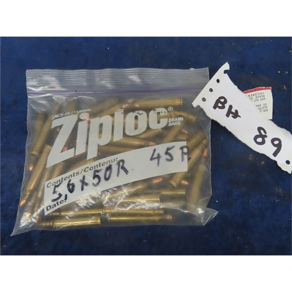 5.6 x 50 R Ammo- 45 Rounds MUST PRESENT PROOF OF PAL PRIOR TO PURCHASE - WE DO NOT SHIP AMMO